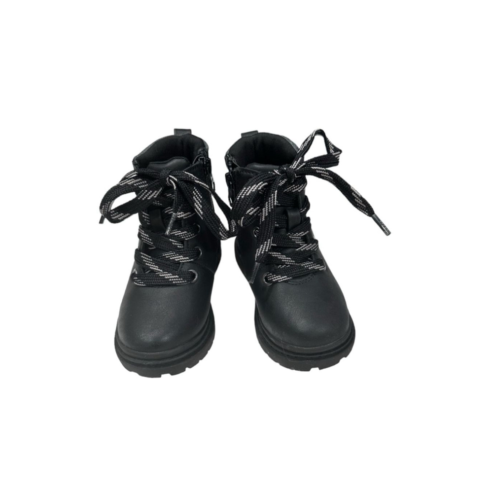 Cat & Jack Toddler Girl Boots Black Size 7 Zip Up - Picture 8 of 8